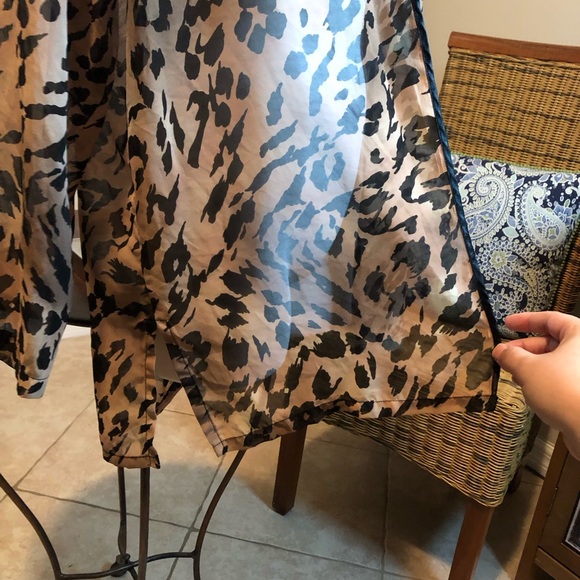 Vintage Freestyle Original Collection M Leopard Cardigan Top - Picture 3 of 6